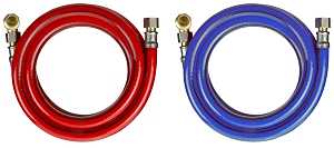 Keeney PP850-22 Supply Hose, 3/4 in ID, 72 in L, PVC, Blue/Red