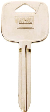 Hy-Ko 11010TR47 Automotive Key Blank, Brass, Nickel, For: Toyota Vehicle Locks, Pack of 10