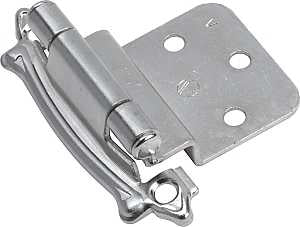 Amerock BPR3428G9 Cabinet Hinge, Sterling Nickel