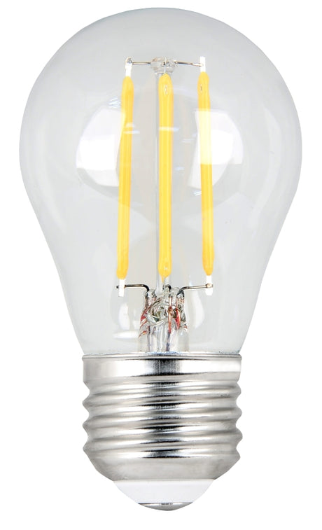 Feit Electric BPA1540/927CA/FIL/2 LED Bulb, General Purpose, A15 Lamp, 40 W Equivalent, E26 Lamp Base, Dimmable, Clear