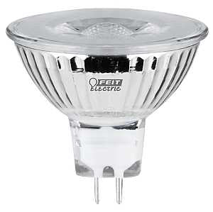 Feit Electric BPFMW/930CA LED Bulb, Track/Recessed, MR16 Lamp, 35 W Equivalent, GU5.3 Lamp Base, Dimmable, Clear