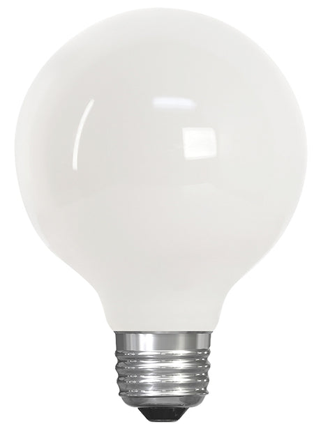 Feit Electric BPG2540W/950CA/FIL LED Bulb, Globe, G25 Lamp, 40 W Equivalent, E26 Lamp Base, Dimmable, Daylight Light