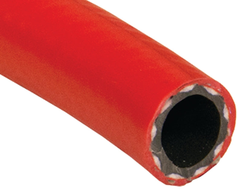 Abbott Rubber T18 Series T18004002 Air/Water Hose, 3/8 in ID, Red, 100 ft L