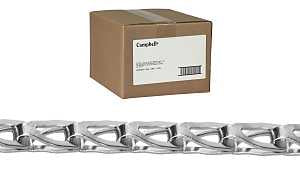 Campbell T0880844 Sash Chain, #8, 100 ft L, 75 lb Working Load, Carbon Steel, Copper Glo