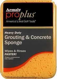 Armaly ProPlus 603 Grouting and Concrete Sponge, 7-1/2 in L, 5-1/4 in W, 2-1/4 in Thick, Polyester