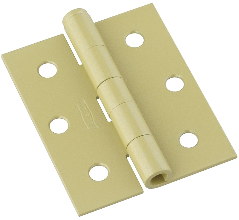 National Hardware N115-477 Screen/Storm Door Hinge, Steel, Brass, Surface Mounting, 45 lb