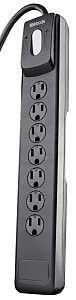 Woods 41496 Surge Protector, 7 -Outlet, 1440 J Energy, Black