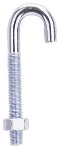 ProSource LR320 J-Bolt, 3 in L, 722 lbs Working Load, Zinc, Pack of 10