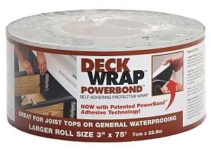 DeckWrap PowerBond 54103 Protective Wrap, Black