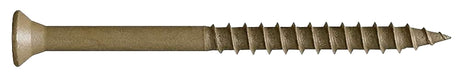 Camo 0356204 Screw, 250 PK, Tan, 4 in L, Bugle Head, Star Drive, Type 17 Point, 250/PK