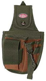 Bucket Boss 54120 Rear Guard Pouch, 5-Pocket, Poly Ripstop Fabric, Brown/Green, 6 in W, 10 in H, 1-1/2 in D