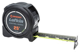 Crescent Lufkin L1205CB Tape Measure, 25 ft L Blade, 1-3/16 in W Blade, Steel Blade, Rubber Case