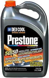 Prestone Dex-Cool AF850 Extended Life Anti-Freeze, 1 gal, Orange, Pack of 6