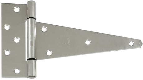 National Hardware N342-535 Extra Heavy-Duty Tee Hinge, Stainless Steel, Stainless Steel, Tight Pin