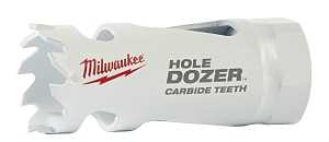 Milwaukee 49-56-0704 Hole Saw, 7/8 in Dia, 1.62 in D Cutting, 4 TPI, Carbide Cutting Edge