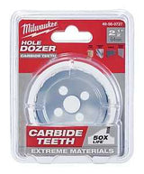 Milwaukee 49-56-0727 Hole Saw, 2-1/2 in Dia, 1.62 in D Cutting, 4 TPI, Carbide Cutting Edge