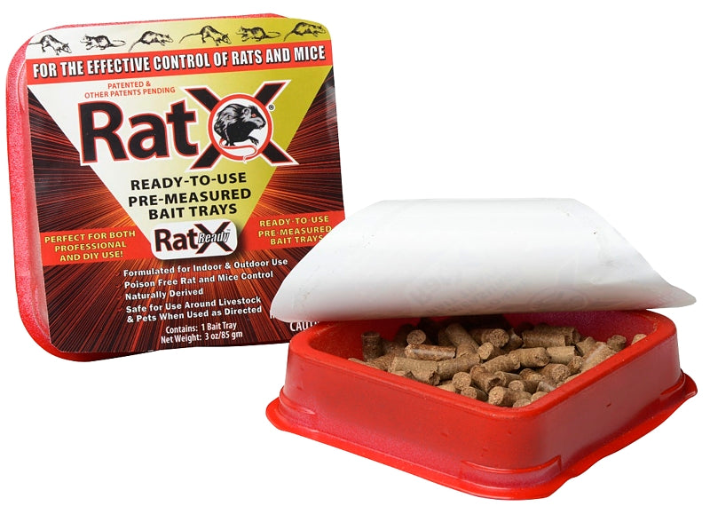 RatX 620104 Ready Bait Tray, Pellet, 9.6 oz Pack