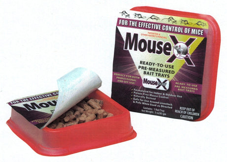 MouseX 620107 Bait Tray, 9.6 oz Pack