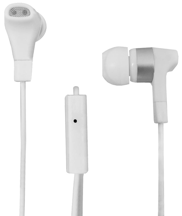 Zenith PM1001SEW Earbuds, White