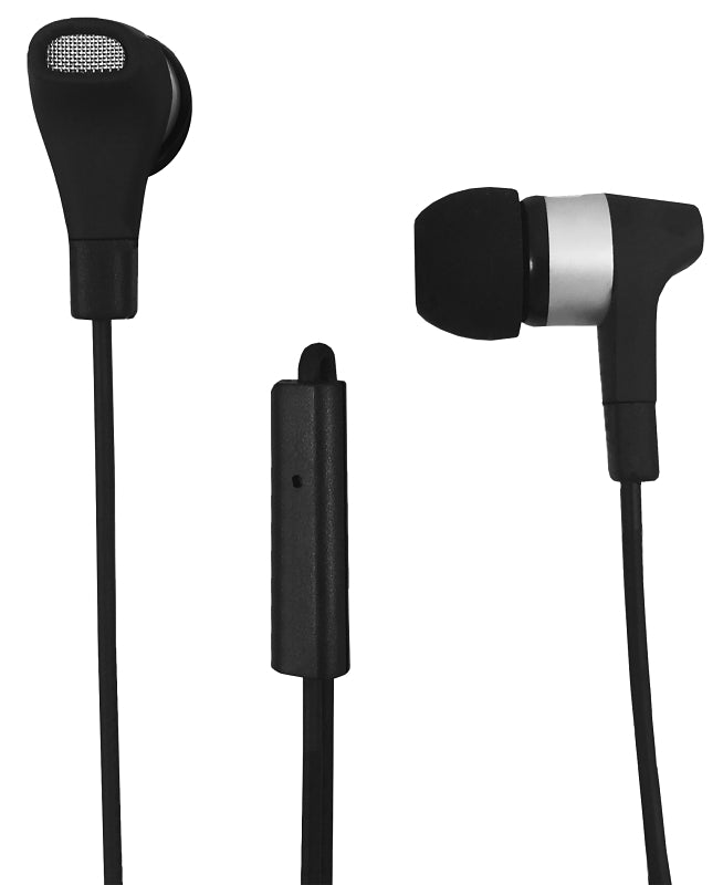 Zenith PM1001SEB Earbuds, Black