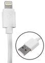 Zenith PM1003U8W Lightning Cable, USB, White, 3 ft L