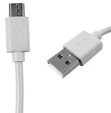 Zenith PM1003MCW USB Cable, White Sheath, Pack of 4