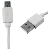 Zenith PM1003MCW USB Cable, White Sheath, Pack of 4