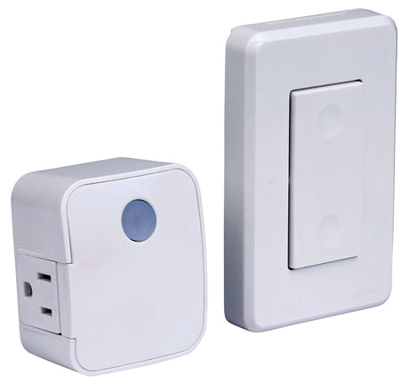 AmerTac RFK1600LC Wall Switch, 15 A, 1875 W, White