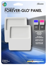 AmerTac Forever-Glo NL-GLOW-2 Panel Night Light, 120 V, 1 W, LED Lamp, 1 Lumens