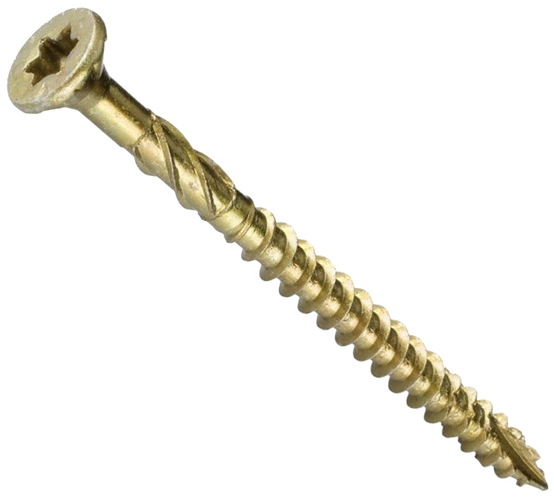 GRK Fasteners R4 01143 Framing and Decking Screw, 4-3/4 in L, W-Cut Thread, Recessed Star Drive, Zip-Tip Point, Steel