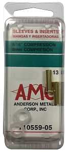 Anderson Metals 710559-05 Compression Stiffener and Sleeve, 5/16 in