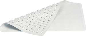 Rubbermaid 1982724 Bath Mat, 22-1/2 in L, 14 in W, Vinyl, White