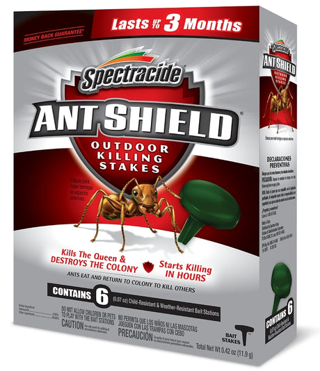 Spectracide HG-65597 Ant Shield Stake, Solid, Peanut