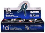 Vulcan JL27647 Spring Clamp, 2 in Clamping, Nylon, Black, Pack of 12