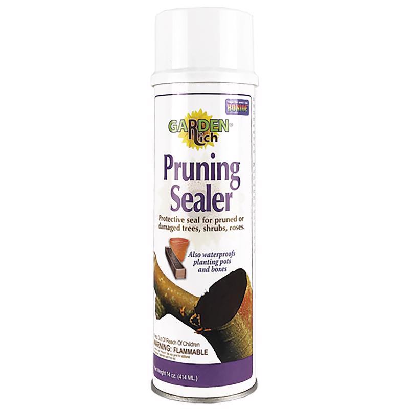 Bonide 221 Pruning Sealer, Liquid, Petroleum Solvent, Black, 14 oz Aerosol Can