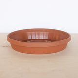 Bloem Terra 2 in. H X 11.25 in. W X 11.25 in. D X 12 in. D Resin Traditional Plant Saucer Terra Cott