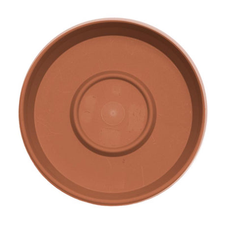 Bloem Terra 2 in. H X 11.25 in. W X 11.25 in. D X 12 in. D Resin Traditional Plant Saucer Terra Cott