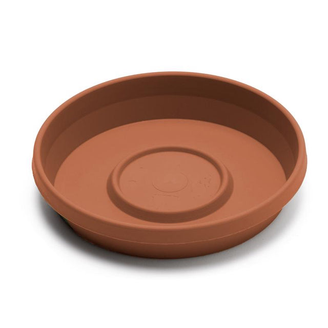Bloem Terra 2.5 in. H X 13 in. W X 13 in. D X 13 in. D Plastic Traditional Plant Saucer Terra Cotta