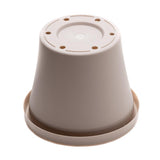 Bloem Terra 7.25 in. H X 8.75 in. W X 6 in. D Resin Traditional Planter Pebble Stone