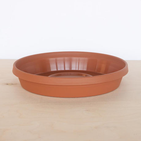 Bloem Terra 2.8 in. H X 17 in. W X 17 in. D X 17 in. D Resin Traditional Plant Saucer Terra Cotta