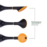 Bloem EZ Pour Black 2.6 gal Resin Watering Can