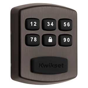 Kwikset 905 11P CP Deadbolt, 3 Grade, Metal, Venetian Bronze, 2-3/8, 2-3/4 in Backset