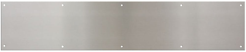 National Hardware N270-314 Kick Plate, 30 in L, 6 in W, Satin Nickel, Pack of 2