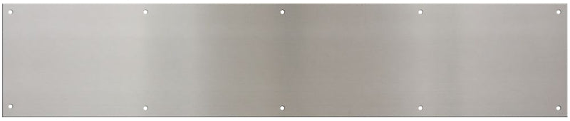 National Hardware N270-316 Kick Plate, 34 in L, 8 in W, Satin Nickel, Pack of 2