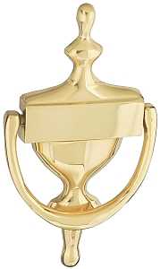 National Hardware N336-216 Door Knocker, Brass, Pack of 2