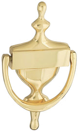 National Hardware N336-216 Door Knocker, Brass, Pack of 2