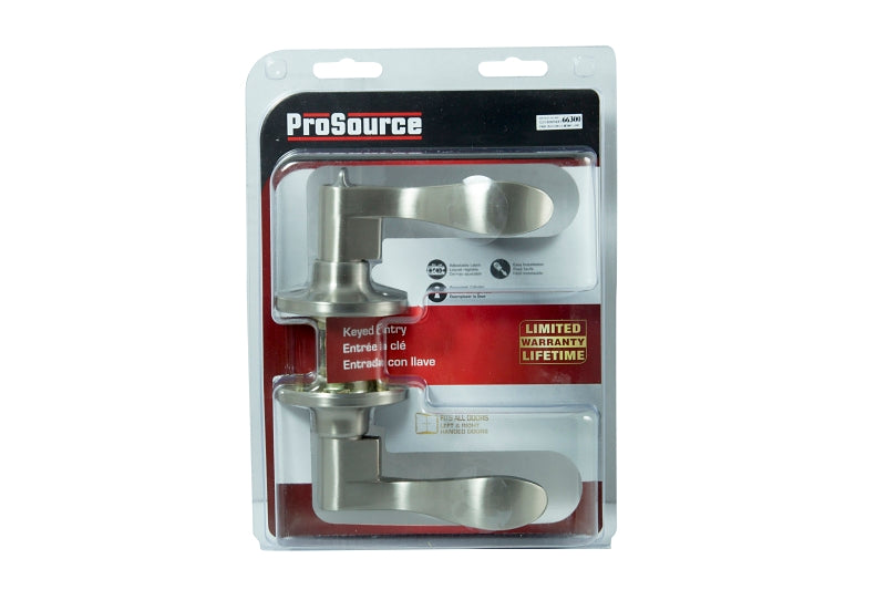 ProSource LYEX200V-PS Entry Lever, Zinc, Reversible Hand, 3 Grade, Pack of 3