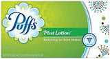 Puffs 39346 Facial Tissue, 8.4 in L, 8.2 in W, 2-Ply, Paper, Pack of 24