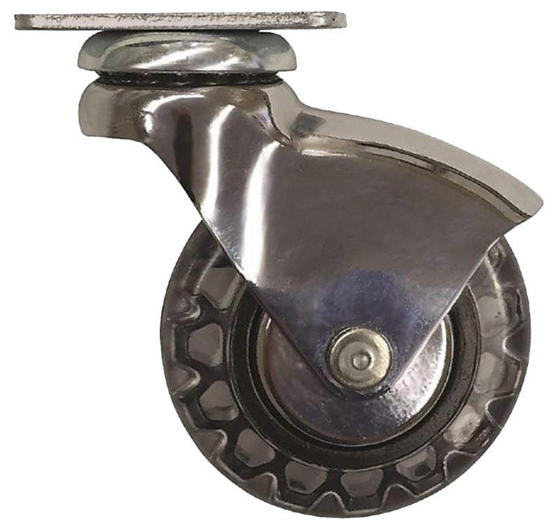 Shepherd Hardware 6292 Swivel Caster, 3 in Dia Wheel, PVC Wheel, 110 lb