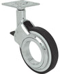 Shepherd Hardware 6282 Swivel Caster, 2.4 in Dia Wheel, Polyurethane Wheel, 88 lb